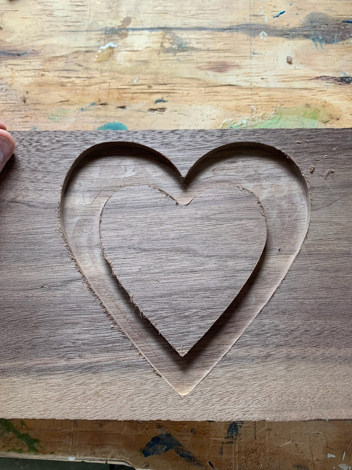 Acrylic Heart Router Template - 6" and 2", 3" & 4" templates - Laser Cut