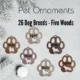 Dog Breed Paw Christmas Ornament