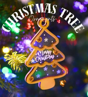 Sparkling Christmas Tree Ornament