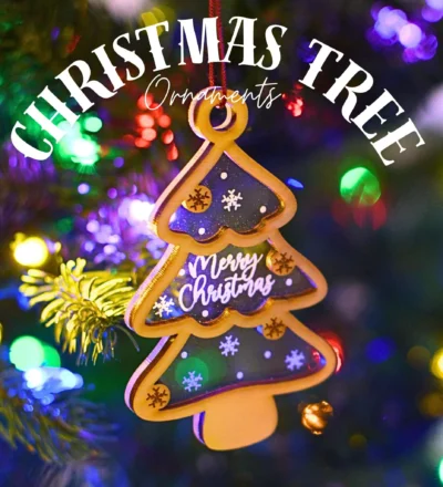Sparkling Christmas Tree Ornament
