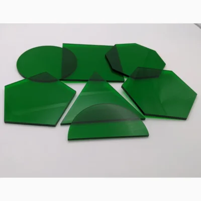 Green Acrylic Shapes 1/8" (3mm)