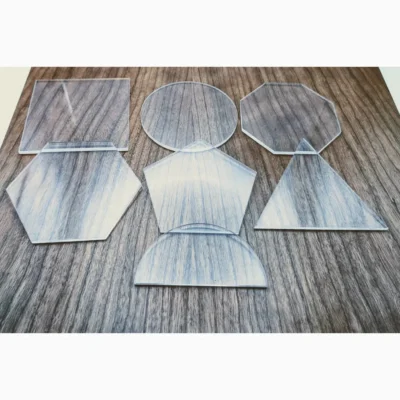 Clear Acrylic Shapes 1/8" (3mm)