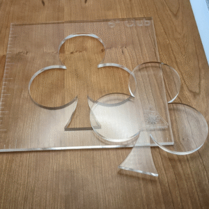 Acrylic Playing Card Suits Router Templates
