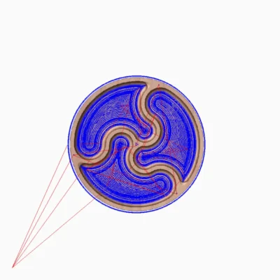 Triskelion Serving Tray