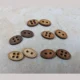 Oval wood buttons for crafts
