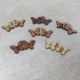 Butterfly wood buttons for crafts