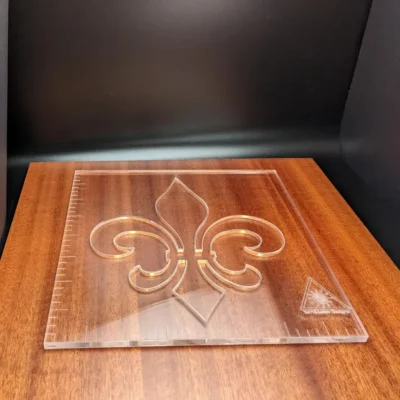 Fleur de Lis Router Template - Now in two sizes 6" and 10"