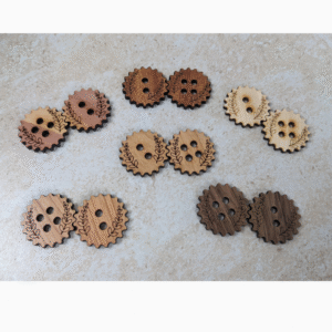 Gear/Sprocket wood buttons for crafts