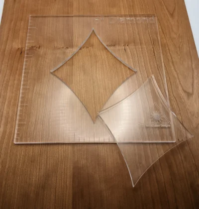 Acrylic Playing Card Suits Router Templates