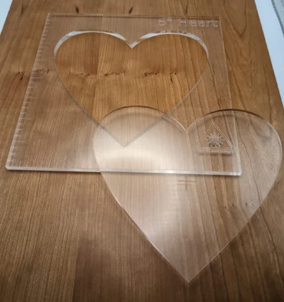 Acrylic Playing Card Suits Router Templates