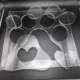 Paw Print Clear Acrylic Router Template