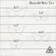 Bow Tie Inlay Acrylic Router Templates