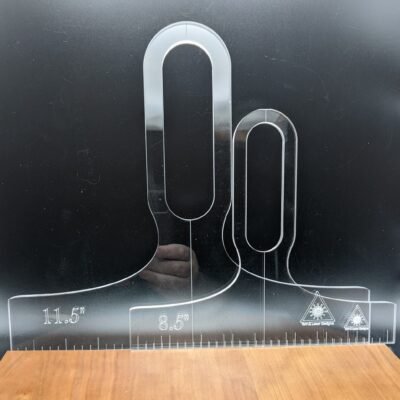 Acrylic Handle Router Templates