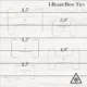Bow Tie Inlay Acrylic Router Templates