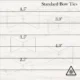 Bow Tie Inlay Acrylic Router Templates