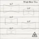 Bow Tie Inlay Acrylic Router Templates