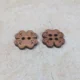 Shamrock wood buttons