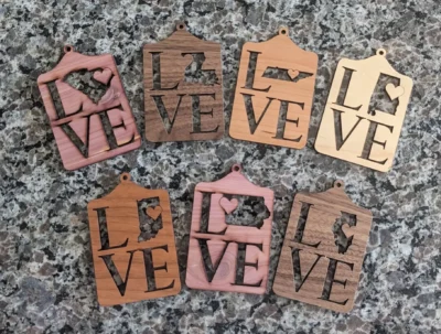 Handcrafted State Love Ornaments