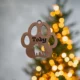 Dog Breed Paw Christmas Ornament