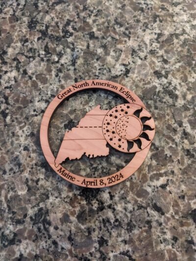 2024 Solar Eclipse Refrigerator Magnet