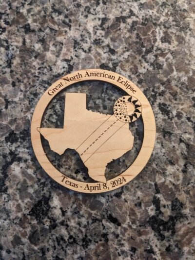 2024 Solar Eclipse Refrigerator Magnet