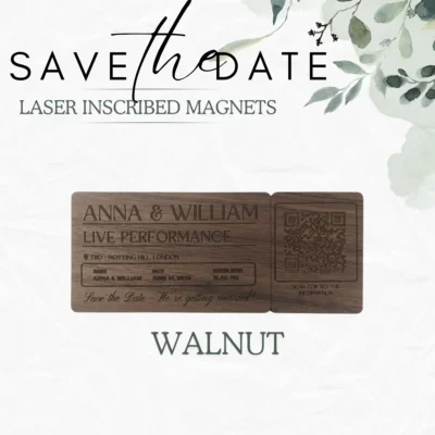 Save the Date Magnets - Concert Ticket