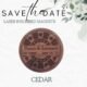 Save the Date Magnets - Poker Chips