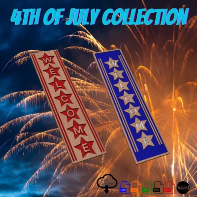 4th of July Porch Signs