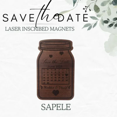 Save the Date Magnets - Wedding Jar