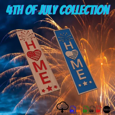 4th of July Porch Signs