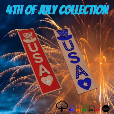 4th of July Porch Signs