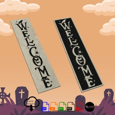 Vintage Halloween Porch Signs Vol 1