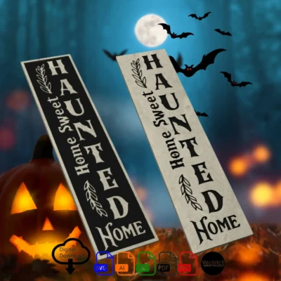 Vintage Halloween Porch Signs Vol 2