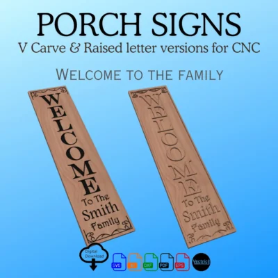 Welcome Porch Signs