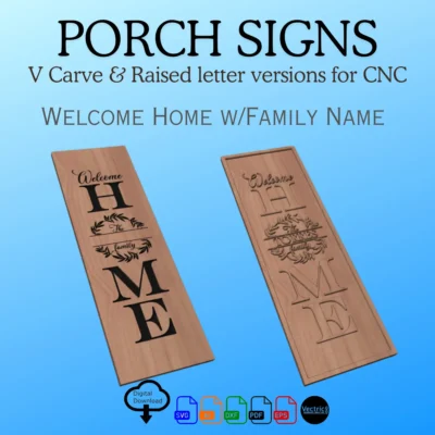 Welcome Porch Signs