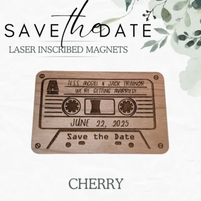 Save the Date Magnets - Cassette Tape