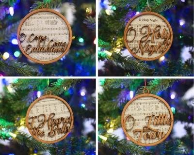 Christmas Carol Ornaments