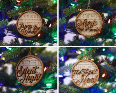 Christmas Carol Ornaments