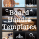 Acrylic Handle Router Templates