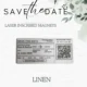 Save the Date Magnets - Boarding Pass