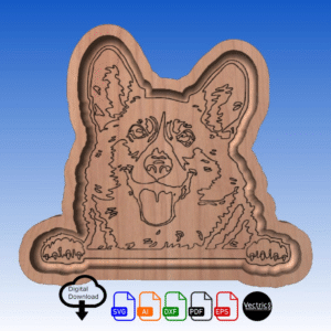 Corgi Serving Tray