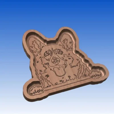 Corgi Serving Tray