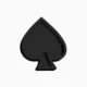 Playing Card Suits Serving Trays
