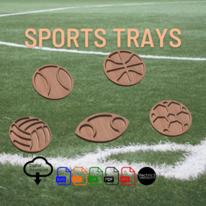 Sports Ball Serving Trays