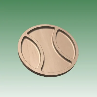 Sports Ball Serving Trays