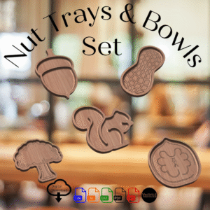Nutty Serving Dish/Tray Combo Set