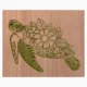 Floral Sea Turtle CNC file