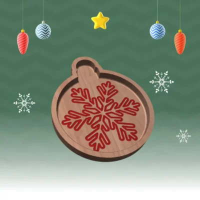 Christmas Serving Tray Pack 3