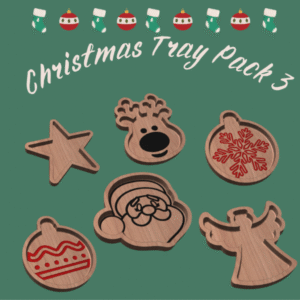 Christmas Serving Tray Pack 3