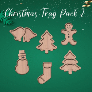 Christmas Serving Tray Pack 2